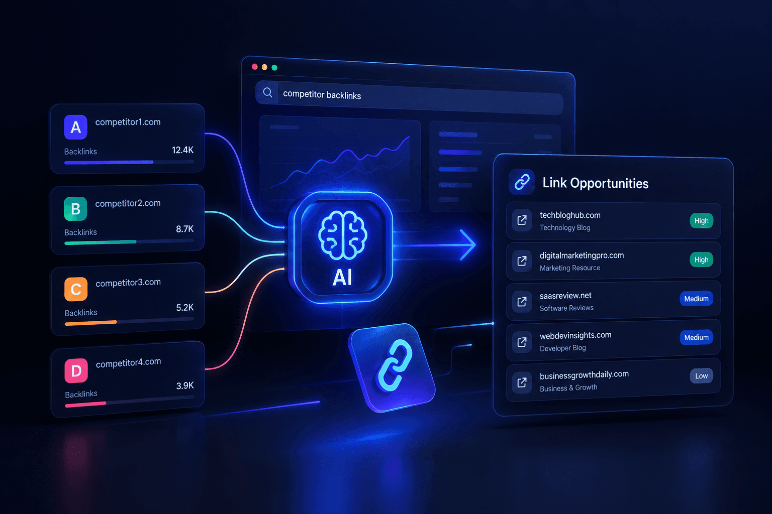How AI Identifies Competitor Backlink Opportunities